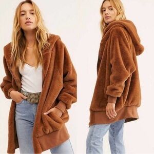 Free People Faux Fur Jacket